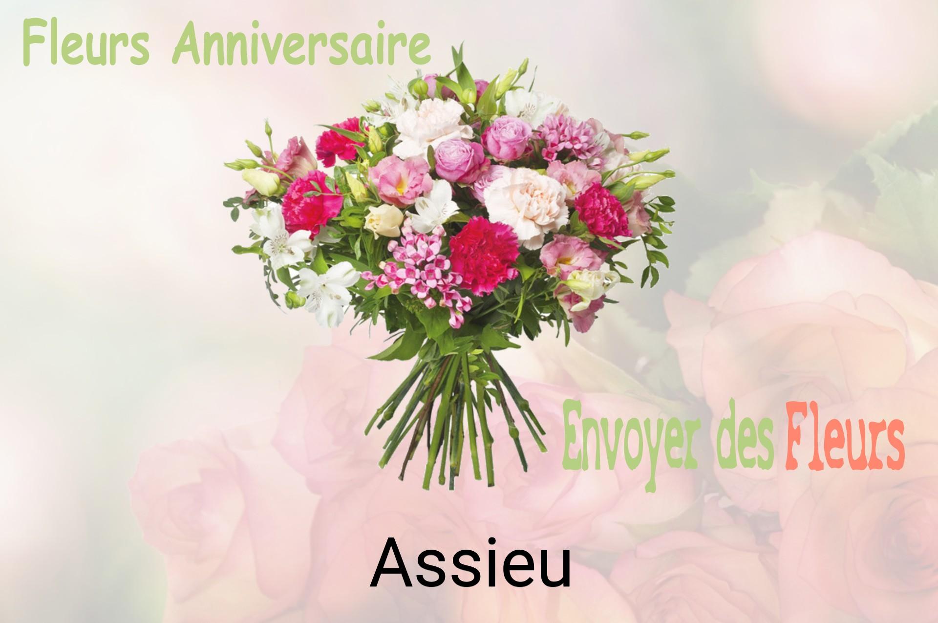 Bouquet de fleurs d’anniversaire livré à Assieu